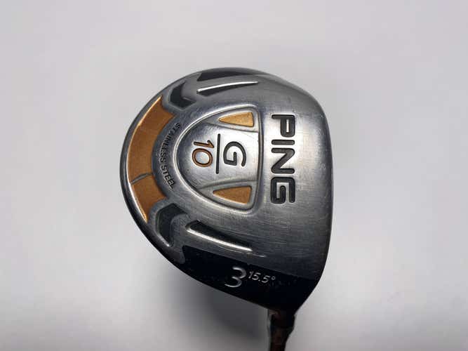 Ping G10 3 Fairway Wood 15.5* Grafalloy Pro Launch Red Stiff Graphite Mens RH