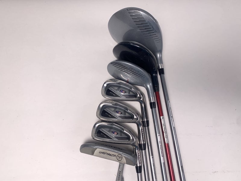 US Kids WT-10u Club Set Driver 3W 4H 6 8 PW Putter WT-10 60 Youth RH