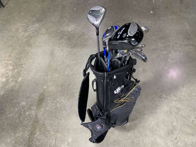 US Kids TS3 V5 Club Set Driver 3W 4H 5-PW SW Putter TS 63 Junior RH + Bag