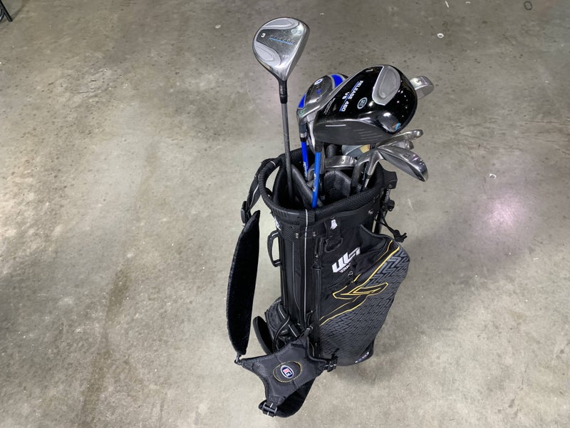 US Kids TS3 V5 Club Set Driver 3W 4H 5-PW SW Putter TS 63 Junior RH + Bag