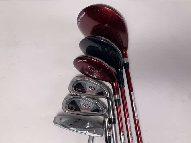 US Kids WT-10 Club Set Driver 3W 4H 6 8 Putter WT-10 60 Youth Graphite Junior RH
