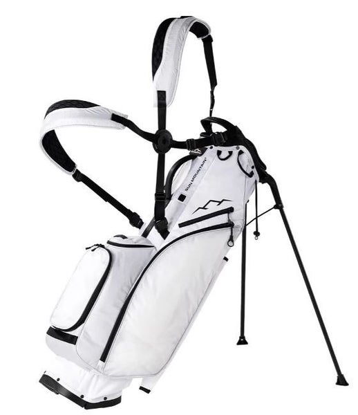 Sun Mountain Eclipse E 2.5 Lite 4-Way Stand Carry Golf Bag Color: White/Black