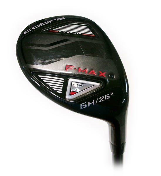 Cobra F-Max Draw Superlite 25* 5 Hybrid/Rescue Superlite 55 Regular Flex