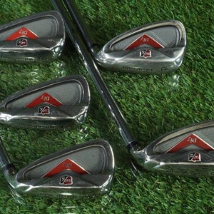 WILSON STAFF Di7 IRONS SET 6-PW TRUE TEMPER TX-105FS STEEL UNIFLEX SHAFTS RH