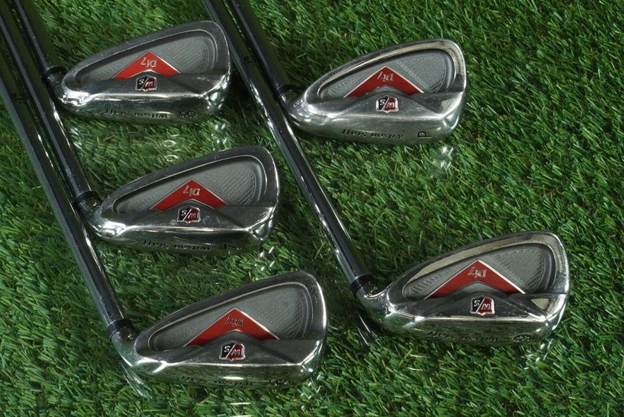 WILSON STAFF Di7 IRONS SET 6-PW TRUE TEMPER TX-105FS STEEL UNIFLEX SHAFTS RH