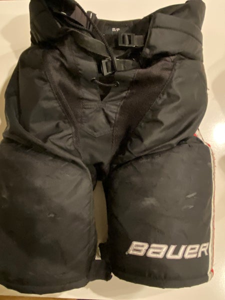 Senior Small Bauer Hockey Pants (Used) Waterloo Blackhawks USHL Small