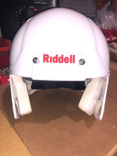 USED RIDDELL SPEED ADULT HELMET - XL - METALLIC WHITE - REJECT