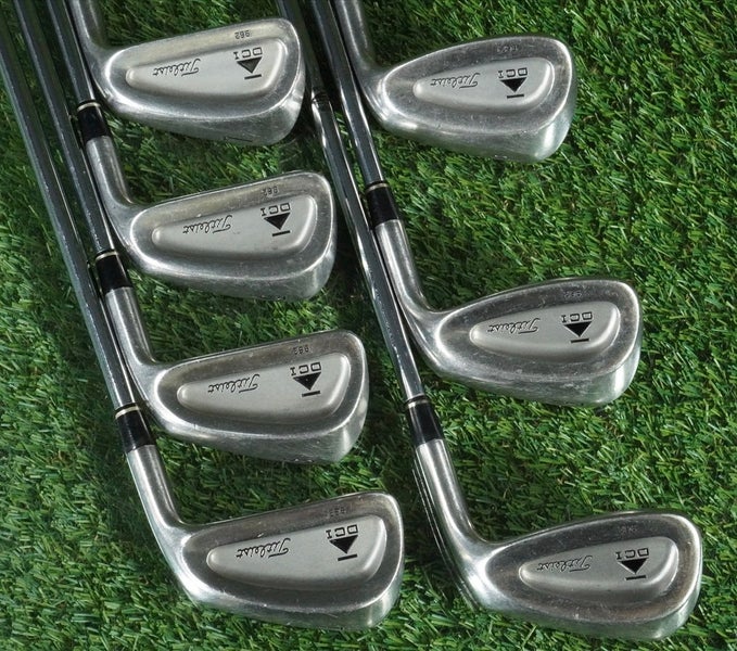 TITLIEST DCI 962 IRONS SET 4-PW TRUE TEMPER DYNAMIC GOLD SENSICORE S400 STIFF RH