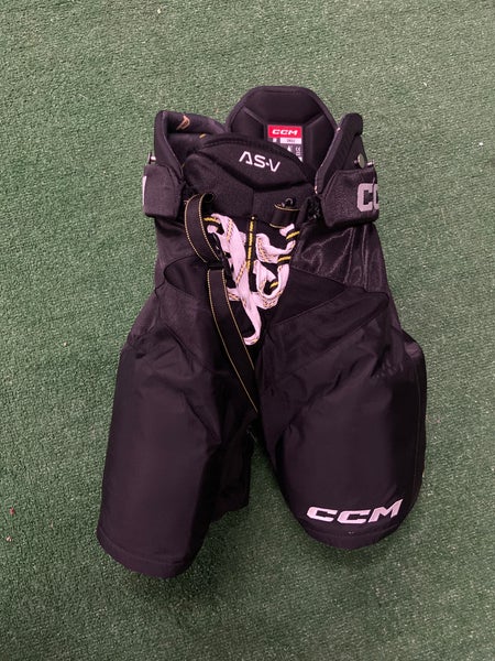 Black Senior Small CCM Tacks AS-V Hockey Pants (Used)