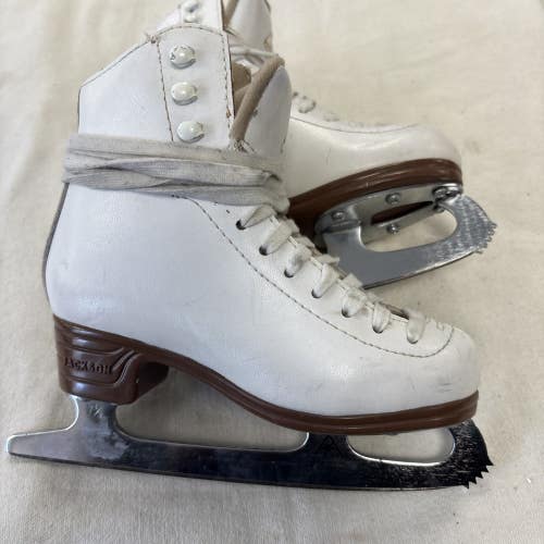 Girls Junior Youth Size 11.5 C Jackson Ultima Mystique Figure Ice Skates