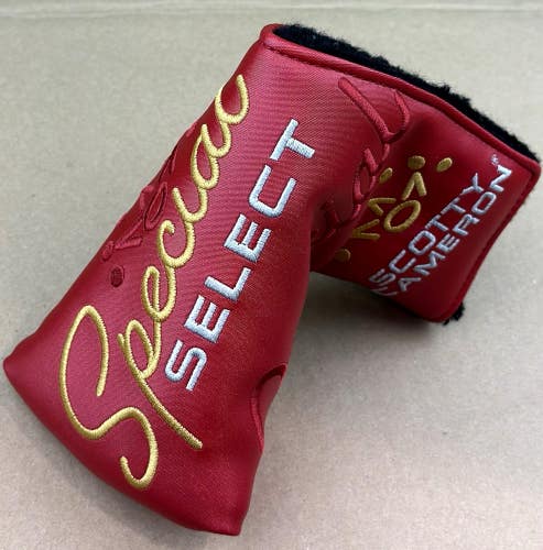 Scotty Cameron Special Select Wide Blade Putter Cover Headcover MINT!