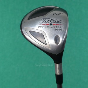Titleist Pro Trajectory 980F Fairway 15 3 Wood 4375 Graphite Regular w/ HC