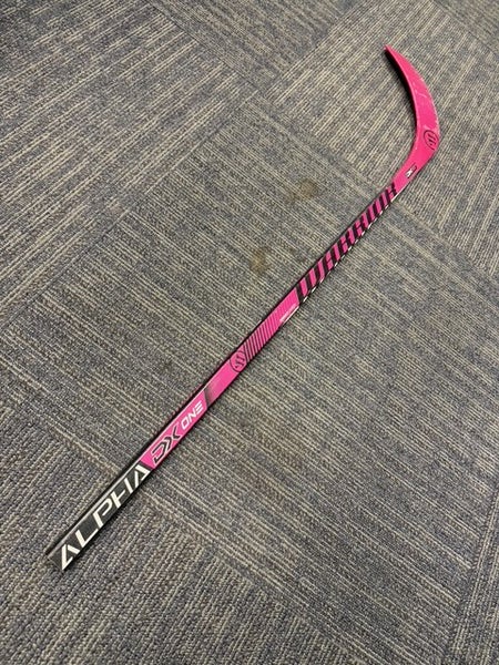 PINK Junior Warrior Alpha DX Right Handed Hockey Stick 30 Flex (Used)