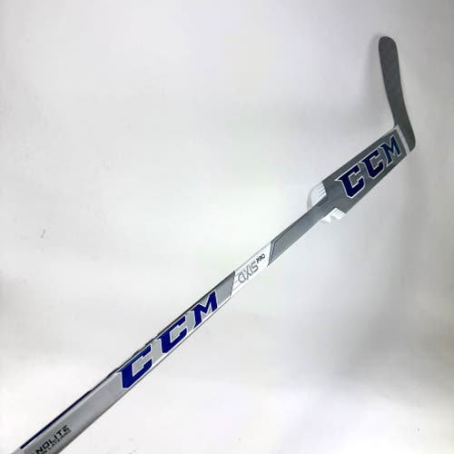 New Regular CCM Blue Axis Pro Goalie Stick | 26" P4 Curve | Kaskisui | F3
