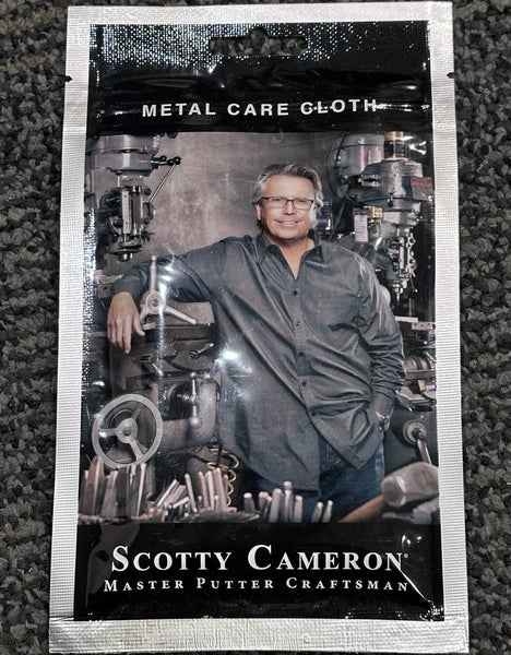Titleist Scotty Cameron Putters Metal Care Cloth - NEW!