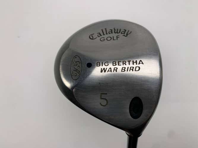 Callaway Big Bertha Warbird 5 Fairway Wood 18* RCH 96 Firm Graphite Mens RH