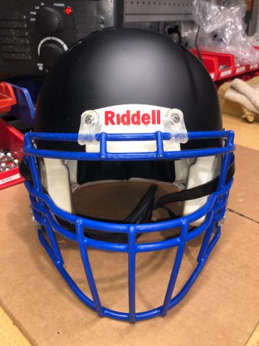 USED RIDDELL SPEED ADULT HELMET - MEDIUM - FLAT BLACK