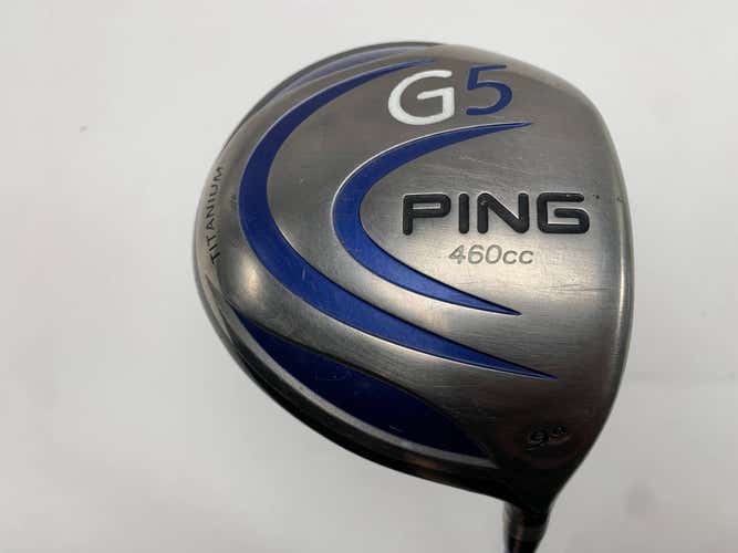 Ping G5 Driver 9* Grafalloy Pro Launch Blue 65g Stiff Graphite Mens RH