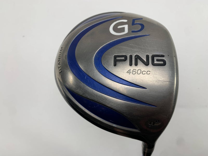 Ping G5 Driver 9* Grafalloy Pro Launch Blue 65g Stiff Graphite Mens RH
