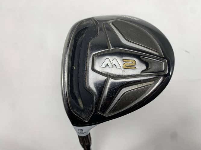 TaylorMade M2 3 Fairway Wood 15* REAX 65g Regular Graphite Mens LH
