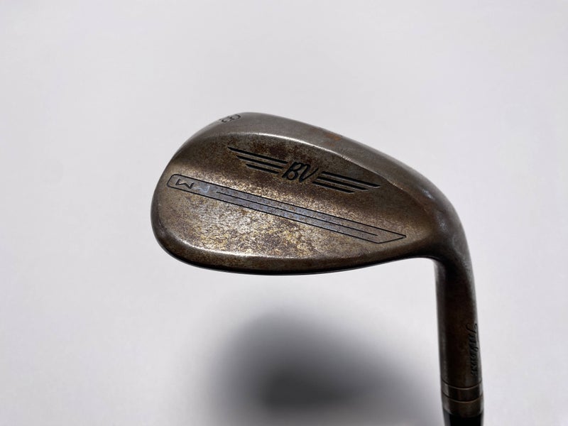 Titleist Vokey Wedgeworks Lob Wedge RAW 58* Tour ISsue S400 Black Steel Mens RH