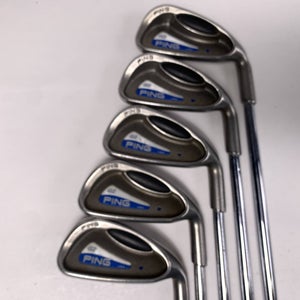 Ping G2 Iron Set 3-7 Blue Dot 1* Up TFC 100 Stiff Steel Mens RH
