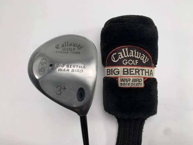 Callaway Big Bertha Warbird 3+ Fairway Wood RCH 96 Firm Graphite Mens RH HC