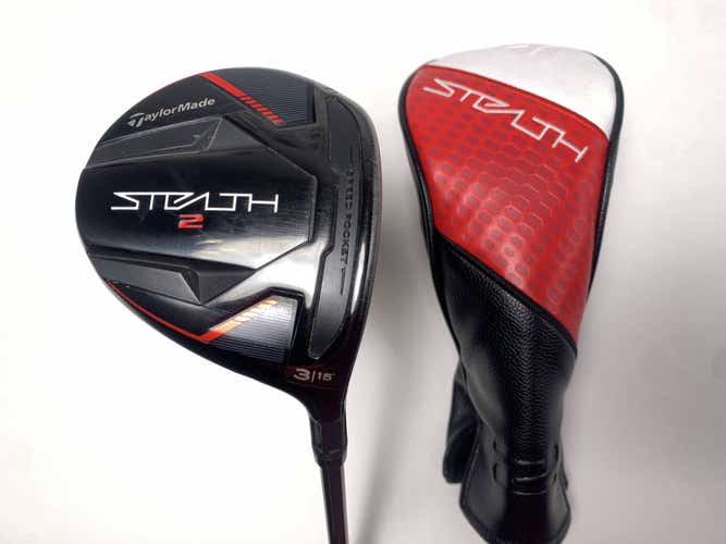 TaylorMade Stealth 2 3 Fairway Wood 15* Fujikura Ventus TR 5-R Mens RH HC