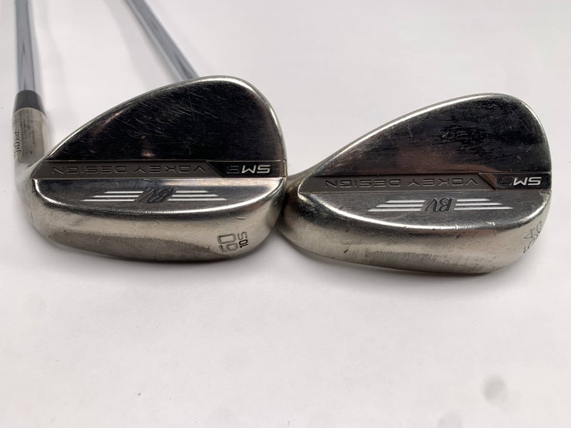 Titleist Vokey SM8 Brushed Steel Wedge Set 54* 12 | 60* 10 Wedge Steel Mens RH
