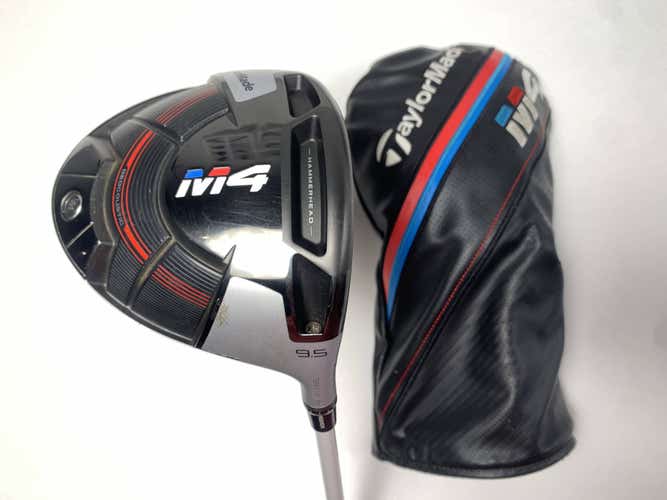 TaylorMade M4 Driver 9.5* Aldila Rogue 110 MSi Stiff Graphite Mens RH HC