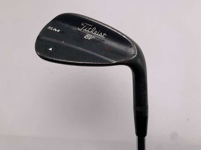 Titleist Vokey SM6 Jet Black Gap Wedge GW 52* 12 Bounce Wedge Steel Mens RH