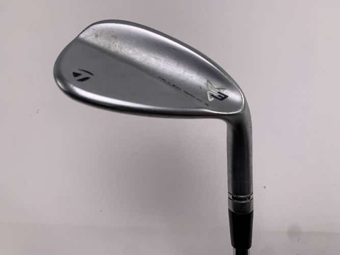 TaylorMade Milled Grind 3 Raw Chrome Gap Wedge 52* 9 Project X LZ 6.5  Mens RH