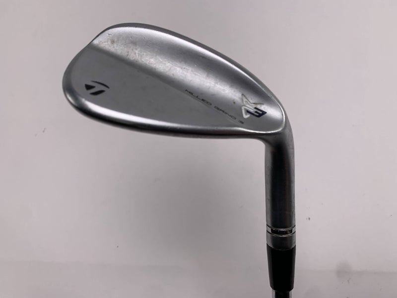 TaylorMade Milled Grind 3 Raw Chrome Gap Wedge 52* 9 Project X LZ 6.5  Mens RH