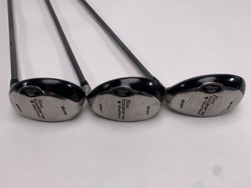 Cobra Baffler 2005 Hybrid Set 4 5 6 23* 26* 29* Aldila NV HL 65g Regular Mens RH