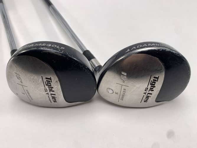 Adams Tight Lies ST 3 & 5 Fairway Wood Set 15* 19* BiMatrx Rxi Mens RH