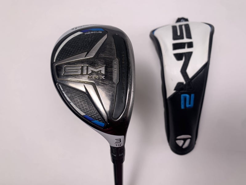 TaylorMade SIM MAX 3 Hybrid 19* Mitsubishi Chemical Bassara 60x5ct Mens RH HC