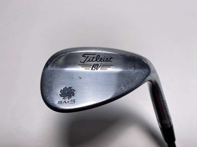 Titleist Vokey SM5 Tour Chrome Lob Wedge LW 60* 7 Bounce Wedge Steel Mens RH