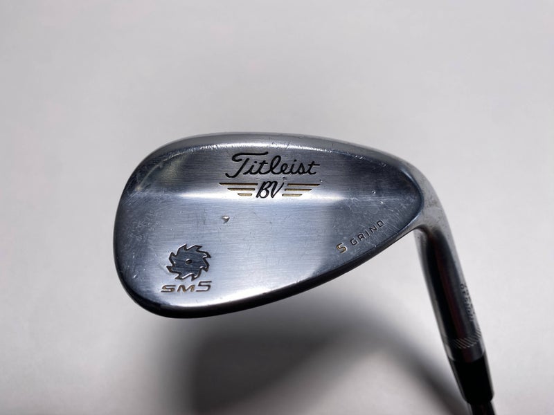 Titleist Vokey SM5 Tour Chrome Lob Wedge LW 60* 7 Bounce Wedge Steel Mens RH