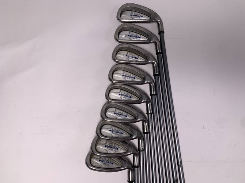 Callaway X-14 Iron Set 3-PW+GW Steelhead X-14 Gems Regular Graphite Mens RH