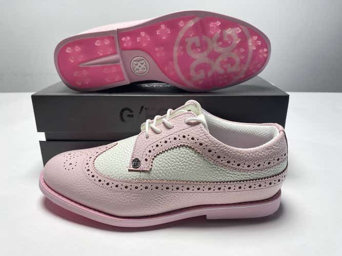 G/FORE Longwing Gallivanter Golf Shoes Pink White Women's SZ 9 (G4LA23EF11)