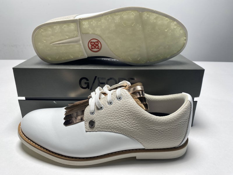 G/FORE Kiltie Gallivanter Golf Shoes White Women's SZ 9 (SW1717522KT)