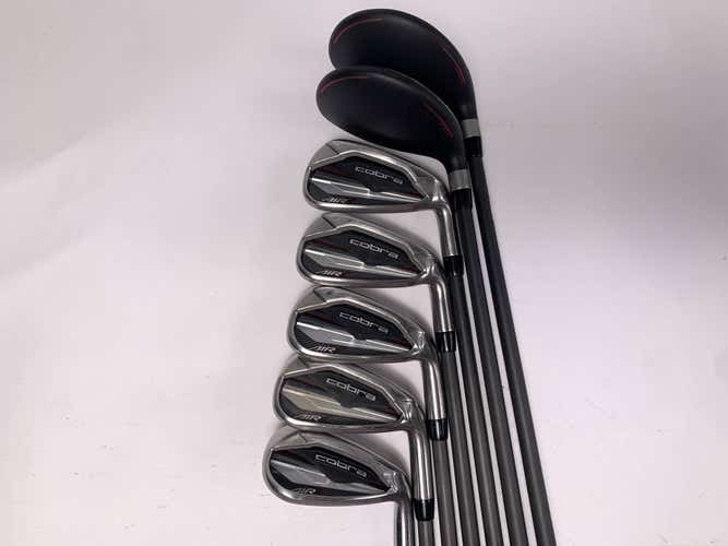 Cobra Air X 2023 Hybrid Iron Set 4h-5h-6-9+SW Ultralite 45g Senior Graphite RH