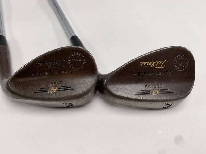 Titleist Vokey Oil Can Wedge Set 52* 6 | 58* 12 DG Wedge Steel Mens RH