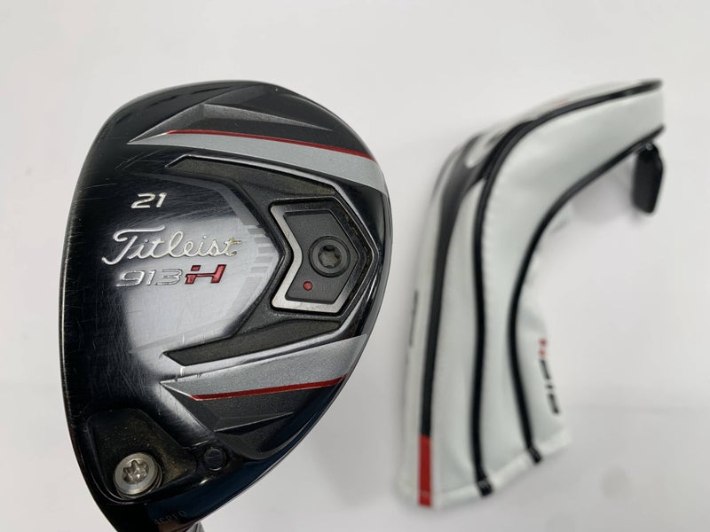 Titleist 913 H 4 Hybrid 21* Diamana Blue S+82 HY 82g Stiff Graphite Mens LH HC
