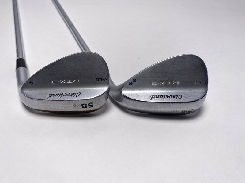 Cleveland RTX 3 Tour Satin Wedge Set 54* 11 | 58* 6 DG Wedge Steel Mens RH