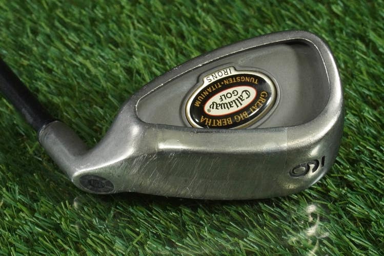 CALLAWAY GREAT BIG BERTHA TUNGSTEN 1997 9 IRON RCH 96 SERIES GRAPHITE REGULAR RH