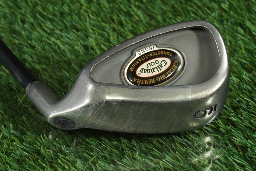 CALLAWAY GREAT BIG BERTHA TUNGSTEN 1997 9 IRON RCH 96 SERIES GRAPHITE REGULAR RH