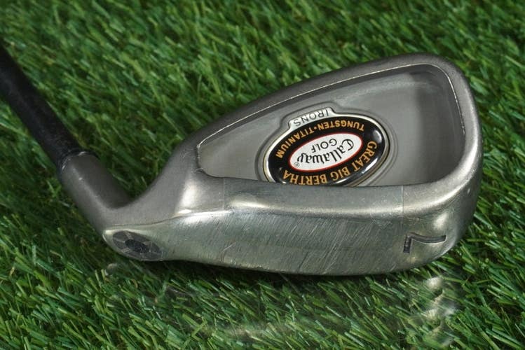CALLAWAY GREAT BIG BERTHA TUNGSTEN 1997 7 IRON RCH 96 SERIES GRAPHITE REGULAR RH