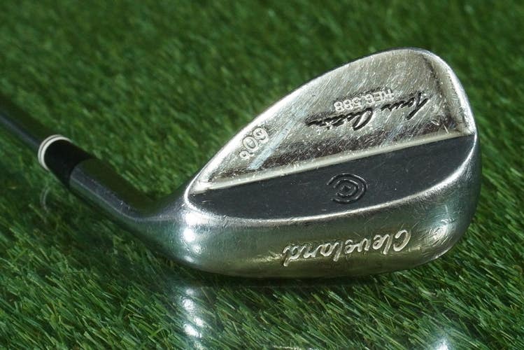 CLEVELAND TOUR ACTION REG. 588 60 WEDGE LOB H.E.T. STEEL SHAFT RH ~ LOOK!!