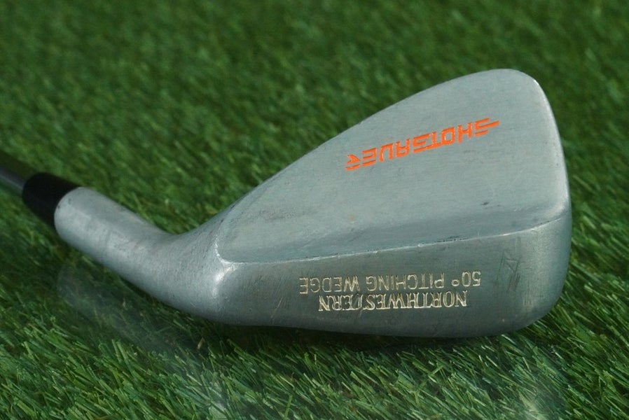 NORTHWESTERN SHOT SAVER 50 PITCHING WEDGE TOUR SELECT STEEL STIFF RH ~ VINTAGE!